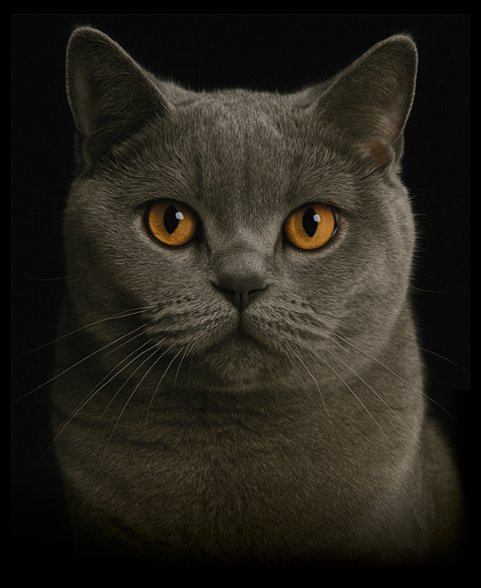 Kattentas Brits Korthaar