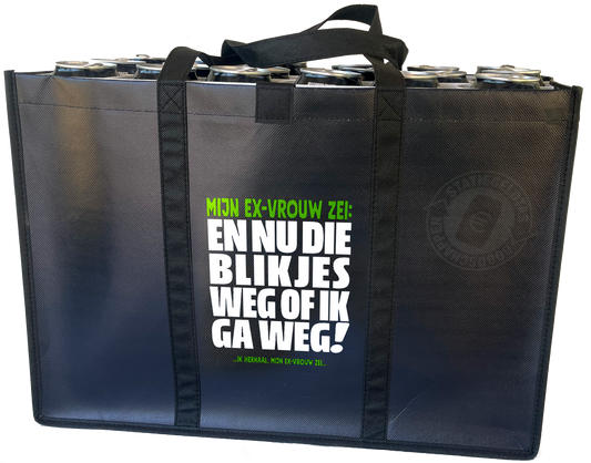 En nu die blikjes weg…